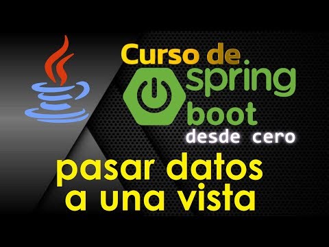 CURSO DE JAVA SPRING BOOT DESDE CERO | PASAR DATOS A LA VISTA (video 6)