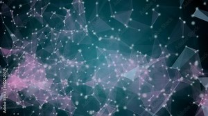 Blue background with abstract animation for presentations Stock Video