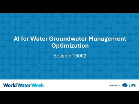 15002 AI for Water Groundwater Management Optimization