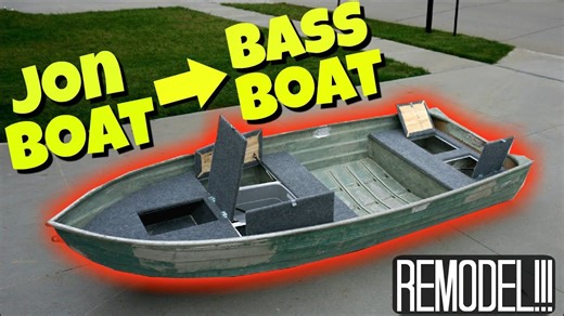 Jon boat fully upgraded into ultimate bass fishing vessel
