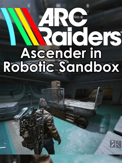 Ascender in the Robotic Sandbox lower hallway to get a loot crate(ammo box/weapon case/medical bag/grenade tube) on Stella Montis in Arc Raiders. #arcraiders #arcraiderstips