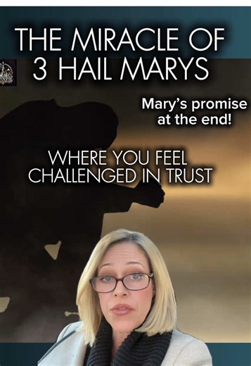 This devotion traces back to the Carthusians in the Middle Ages, who promoted this simple daily prayer in honor of Our Lady’s purity and power; over the centuries, saints such as St. Mechtilde and St. Gertrude the Great spoke of promises received from the Blessed Virgin Mary, assuring special assistance at the hour of death and graces for those who faithfully pray 3 Hail Marys each day, a timeless reminder that steadfast, humble prayer brings extraordinary help. #ThreeHailMarys #CatholicTraditio