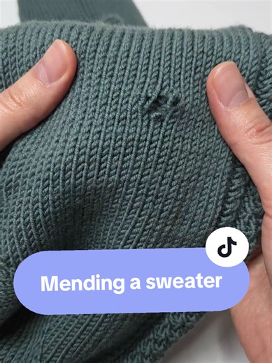Laundry brought some unpleasant surprises. I knitted this sweater for my husband back in 2020, and let’s just say my methods of joining new yarn balls and weaving in ends have come a long way since then! 😅 This isn't a tutorial, just me facing my past knitting