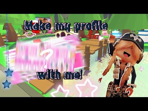 Making my NEW PROFILE!? in adopt me* 😍😄