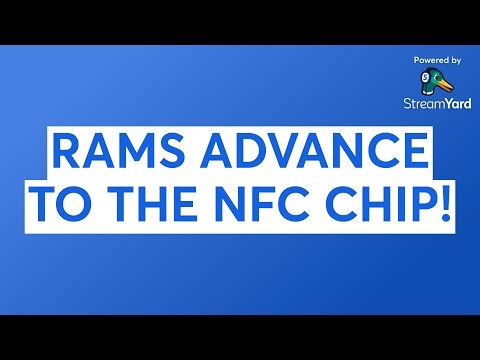 RAMS ADVANCE TO THE NFC CHIP! 📱