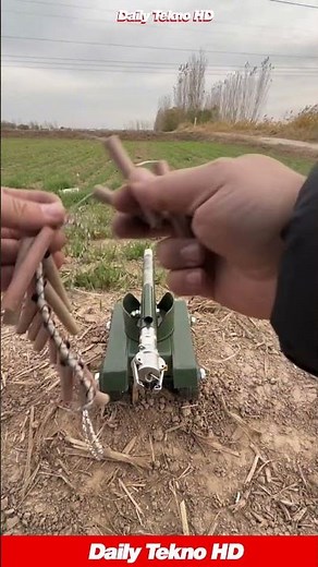Rapid Fire MORTAR 🧨 Setup In The Field #ToyCannon