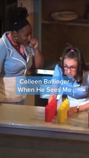 Colleen Ballinger as Dawn in #Waitress pt 2 #waitressbroadway #theatretok #colleenballinger #mirandasings #broadway #nyctheater #LaysGoldenDuet