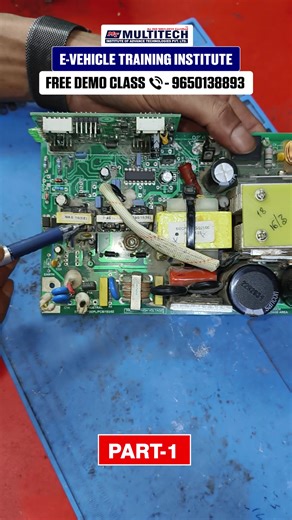 Charger Repairing Course by Multitech Institute (EV Training Institute) Call/Whatsapp - 91 9650138893 Multitech Institute me shuru ho chuka hai Charger Repairing Course, jahan aapko sikhaya jata hai EV / E-Bike charger ko PCB level par trace karke repair karna EV Training Institute | EV Repairing Course | EV Training Institute in Delhi | EV Repairing Course in Delhi | Multitech Institute | Charger Repairing Course | Controller Repairing Course Course me kya-kya sikhaya jata hai: Charger ka compl