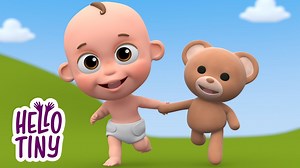 153K views · 1.2K reactions | It's time to sing the Teddy Bear song - who loves to cuddle their teddy bear? It's time to sing along with Hello Tiny 笠 Lyrics: Teddy bear, teddy bear turn around Teddy bear, teddy bear touch the ground Teddy bear, teddy bear jump up high Teddy bear, teddy bear touch the sky #HELLOTINY #baby #kidssongs #nurseryrhymes | Heykids - Nursery Rhymes | Facebook