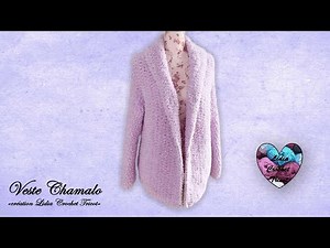 "Chamalo" Vest Easy! Crochet "Lidia Crochet Knitting"