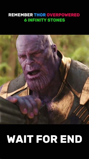 Remember Thor Overpowered 6 Infinity Stones #thor #marvel #avengersdoomsday