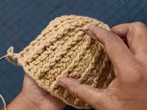 New baby Cap very easy pattern crochet cap #woolen #crochet #babyhat