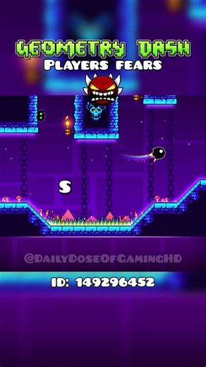 Things Geometry Dash Players FEAR 😰