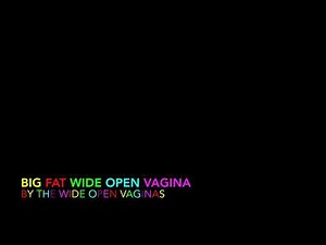 Big Fat Wide Open Vagina - by - The Wide Open Vaginas