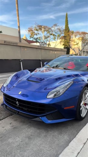 Tailor Made 70th Anniversary 2017 Ferrari F12 Berlinetta draped in Blu Elettrico & Bianco Avus. #foryoupage #FYP #Ferrari #v12