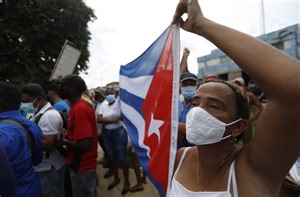 Thousands in Cuba March in Anti-Government Protests