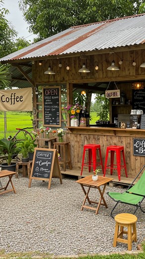 Dream Rustic Coffee Shop 🤎✨🍀 #coffeedesign #CoffeeTime #coffeeshop #CoffeeLovers #coffee | Carl