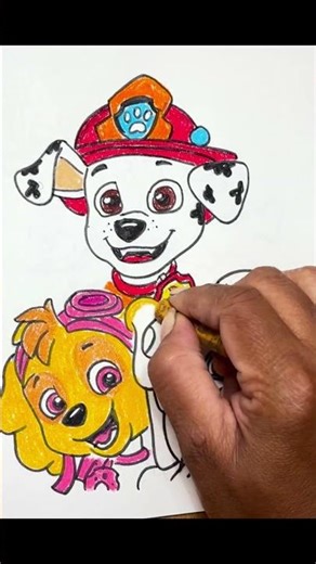 How to draw Paw Patrol characters #shorts #shortsfeed #pawpatrol