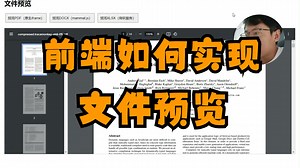 前端如何实现文件预览
