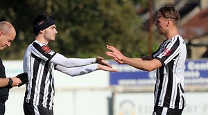131K views · 2K reactions | The moment Alex Fletcher made his heroic return to Twerton Park. ⚫️⚪️ #Romans | Bath City Football Club | Facebook