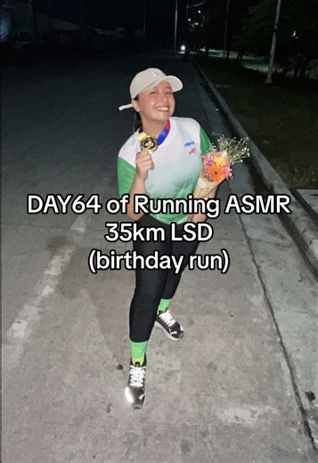 Running ASMR: 35km Birthday Run Experience
