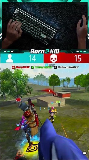 [B2K #Shorts] Fast Reflex Sniper Wipe | I’m Built Different #ff #freefire