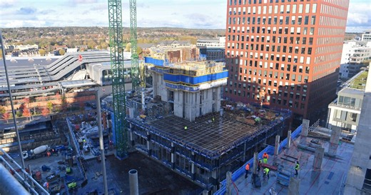 Inside Reading's Station Hill development as it begins to take shape