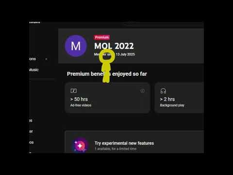 Seeing YouTube Premium benefits with a stick figure