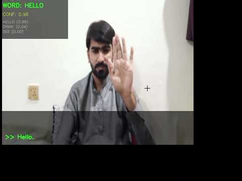 Sign language to Text Conversion System Using AI