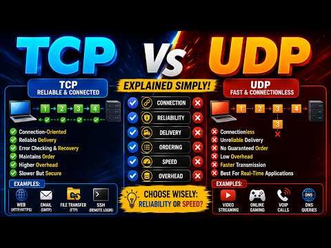 TCP vs UDP – Explained Simply