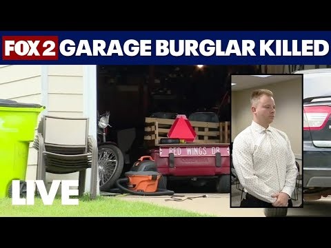 LIVE I Michigan homeowner who killed garage burglar appears in court
