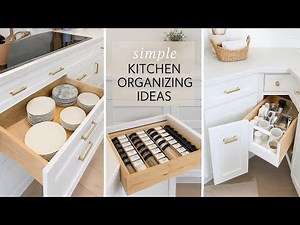 SIMPLE KITCHEN ORGANIZATION IDEAS! Maximize Your Space