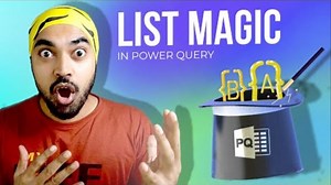 <中英字幕>Power Query 中的列表魔法