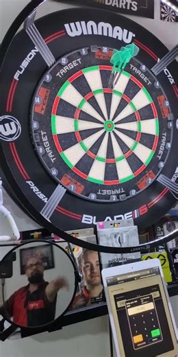 180 reply to the 180 from level 18 dart bor on darts counter #dartschallenge #dartsplayer