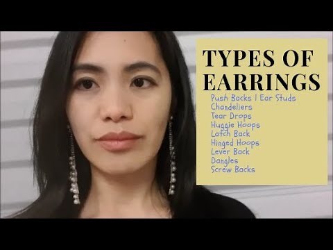 Types Of Earrings | Style | Designs & Clasp Fastening | Collection