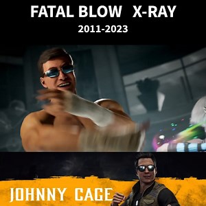 Johnny Cage Fatal blow X-Ray (2011-2023) #mk11 #mortalkombat #mk1 #MK9 #MKX | Helton_Gamer