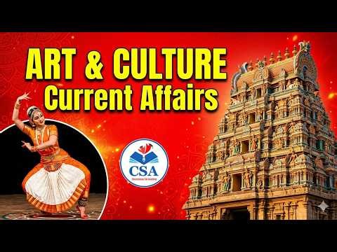 ART&CULTURE-1 CURRENT AFFAIRS/ CSA Murali Narayan sir / UPSC /APPSC / TGPSC /All Competitive Exams