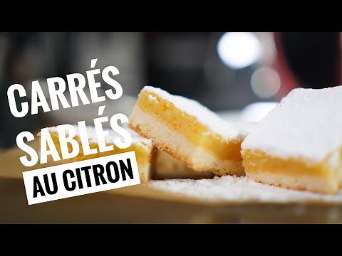 LEMON shortbread squares 🍋 LEMON SQUARE, my EASY recipe 🍋