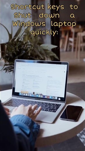 Shutdown shortcut keys for microsoft windows laptop or desktop. #shorts #shutdown #viral #trending