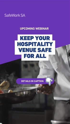 Only one week to go until SafeWork SA share insights from their pubs, clubs, bars, and taverns compliance campaign. The online session will also include a Q&A and tips on how to keep your staff and patrons safe. 📅 Date: Wednesday, 18 February 2025 ⏰ Time: 10am – 11am (SA time) 📍 Location: Microsoft Teams Don’t miss out: https://safework.sa.gov.au/resources/safework-sa-webinars | Clubs SA