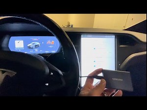 How install SSD in Tesla Model X for Sentry Mode and Dash Cam.