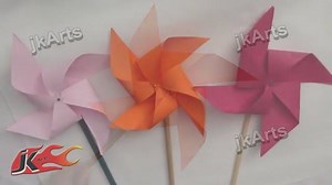 DIY How to make Paper Toy Windmill Credits: JK Arts | XploraBox