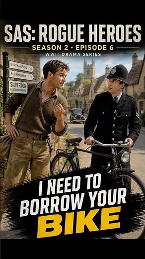 I Need to Borrow Your Bike | SAS: Rogue Heroes S2E6 “Episode Six” #shorts #movie