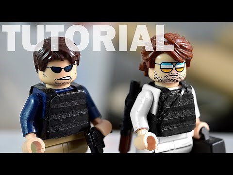 How to Make Custom Tactical Vests For LEGO Minifigures!