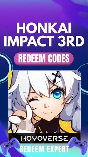 Honkai Impact 3rd Codes | Honkai Impact 3 Redeem Codes #honkaiimpact3rd #honkaiimpact3