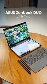 ASUS Zenbook DUO (UX8407AA), laptop AI dua layar terbaik saat ini