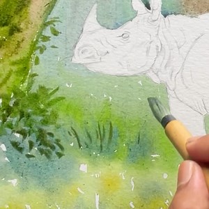 Background painting in watercolour #watercolour #painting #art #watercolourpainting #background | Paintings