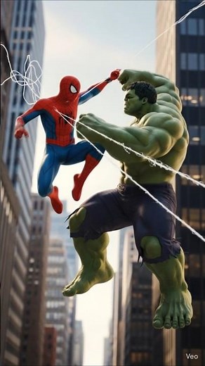 Hulk vs Spider-Man Epic Fight 💥 | Superhero Battle 🔥 | Who Will Win? 😱 #shorts #hulklife #hulkmode