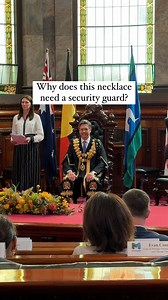 47K views · 14 reactions | Want to know more about our swearing-in bling? ✨ Lord Mayor Nick Reece was sworn in this week, and his ceremonial chains are a key piece of Melbourne’s history. Want to learn more? Check out historic pieces, like robes and hats, at our Art and Heritage Collection tour. Note: This video contains flash photography. | City of Melbourne | Facebook