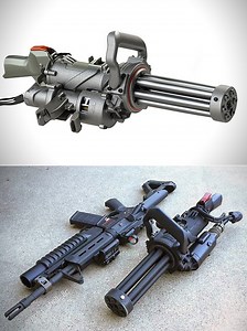 XM556 Microgun is World's First Electric Handheld Gatling Gun, Here's an Up-Close Look